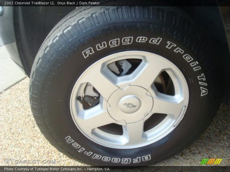 Onyx Black / Dark Pewter 2002 Chevrolet TrailBlazer LS