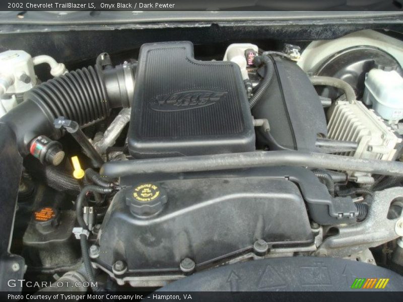Onyx Black / Dark Pewter 2002 Chevrolet TrailBlazer LS