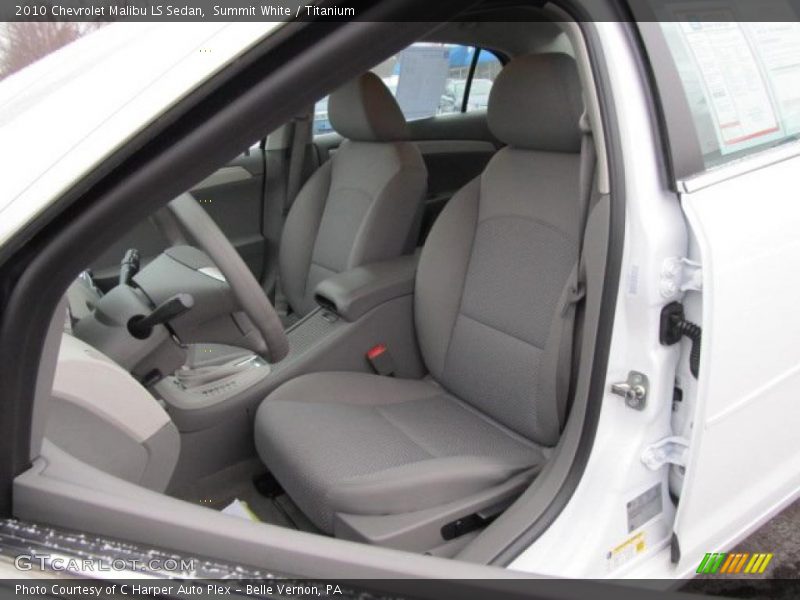 Summit White / Titanium 2010 Chevrolet Malibu LS Sedan