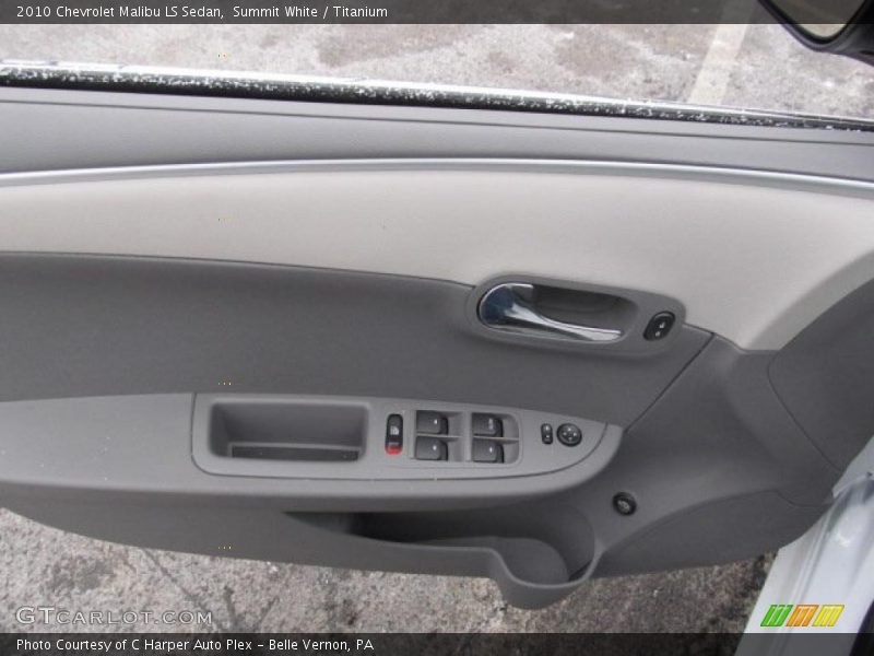 Summit White / Titanium 2010 Chevrolet Malibu LS Sedan