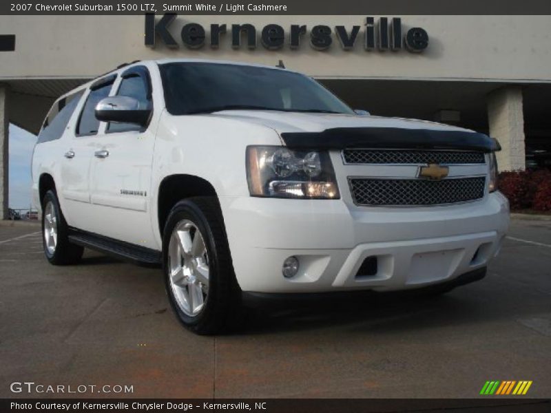 Summit White / Light Cashmere 2007 Chevrolet Suburban 1500 LTZ