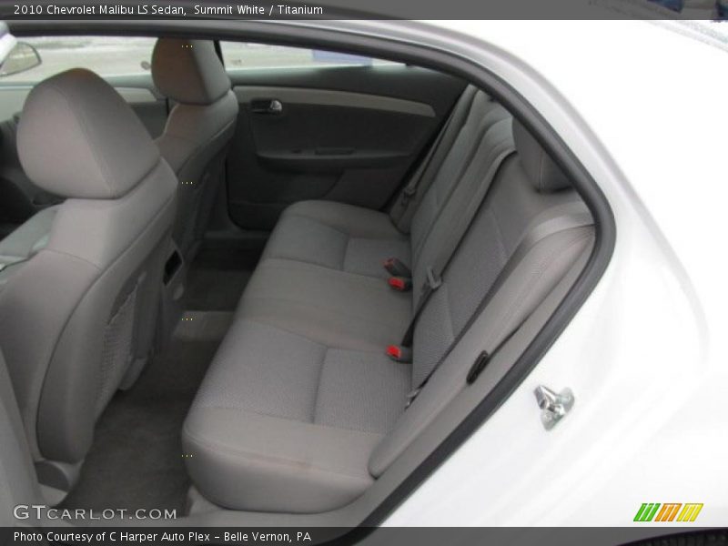 Summit White / Titanium 2010 Chevrolet Malibu LS Sedan