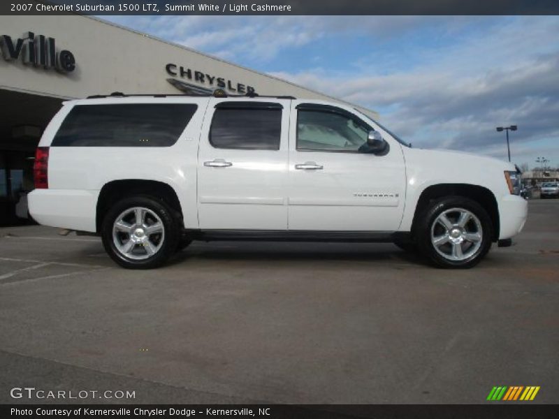 Summit White / Light Cashmere 2007 Chevrolet Suburban 1500 LTZ
