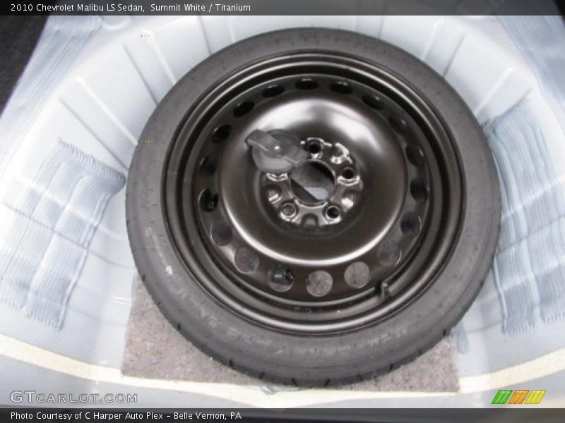 Summit White / Titanium 2010 Chevrolet Malibu LS Sedan