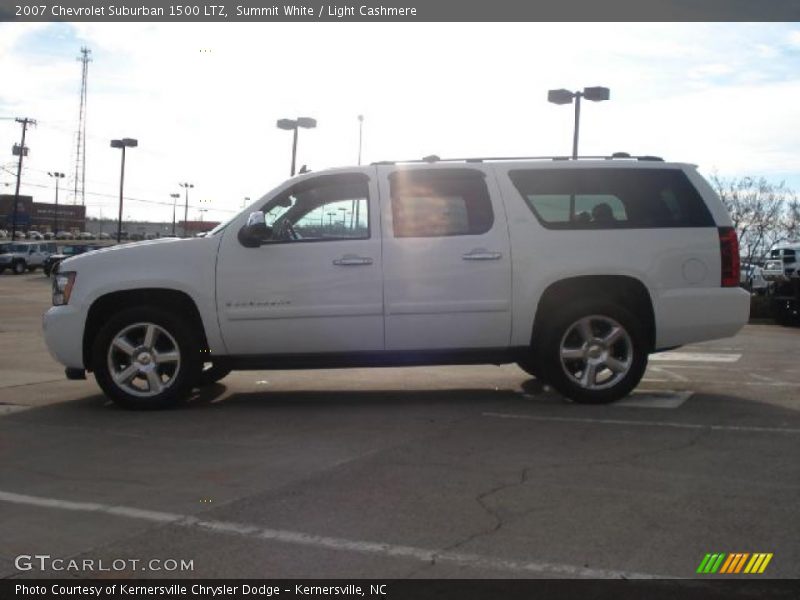 Summit White / Light Cashmere 2007 Chevrolet Suburban 1500 LTZ