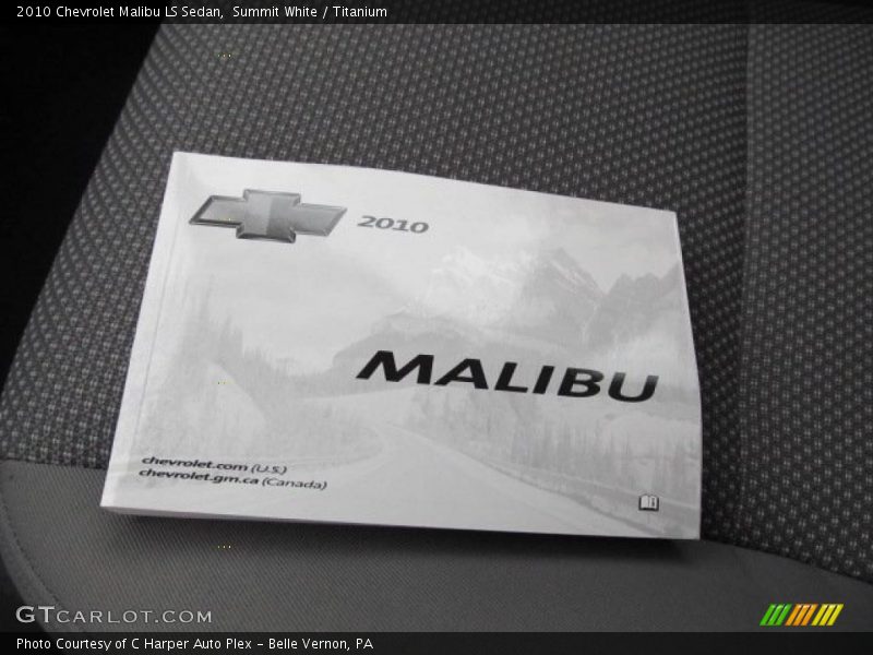 Summit White / Titanium 2010 Chevrolet Malibu LS Sedan