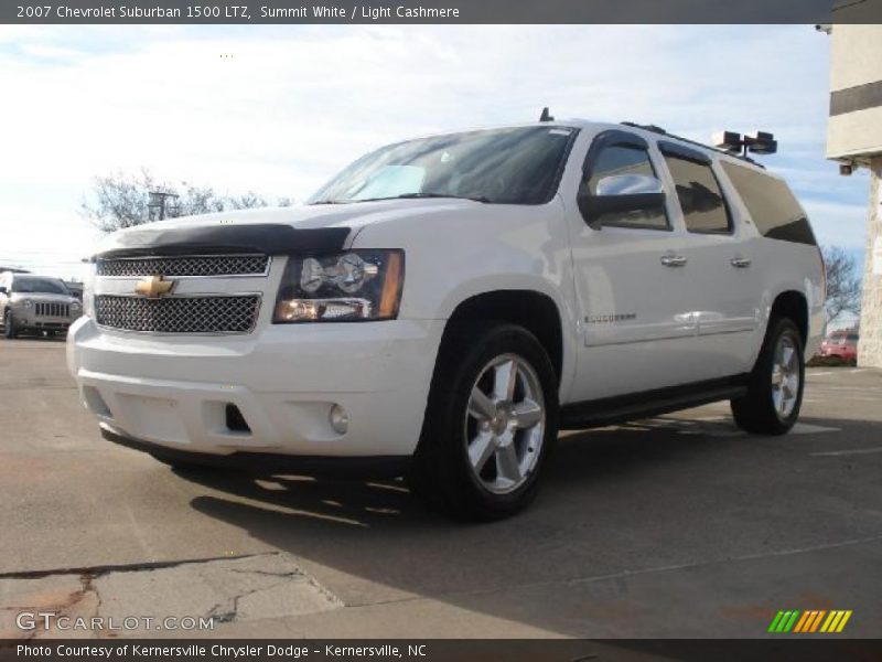 Summit White / Light Cashmere 2007 Chevrolet Suburban 1500 LTZ