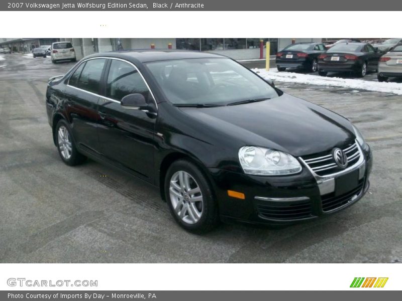 Black / Anthracite 2007 Volkswagen Jetta Wolfsburg Edition Sedan