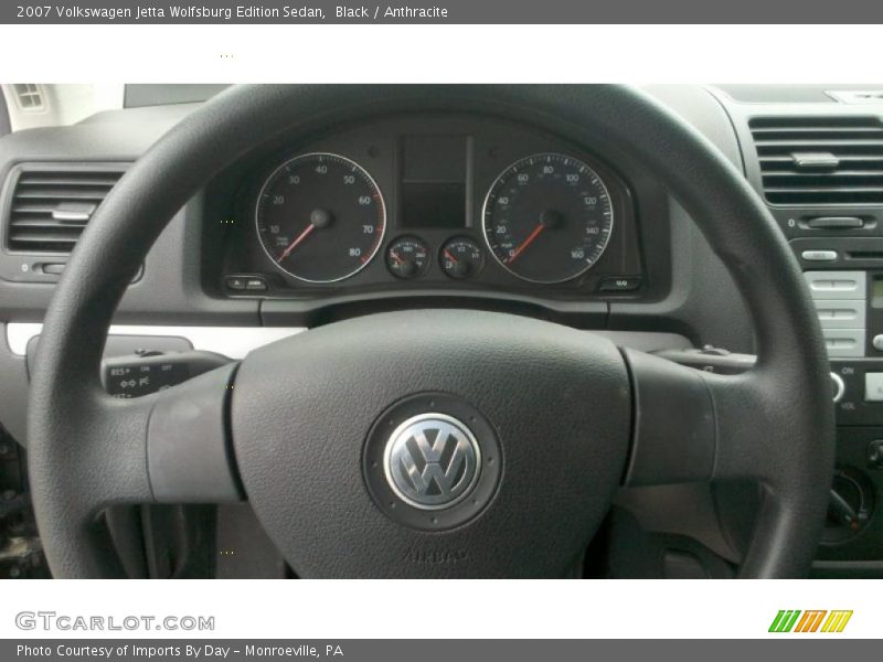 Black / Anthracite 2007 Volkswagen Jetta Wolfsburg Edition Sedan