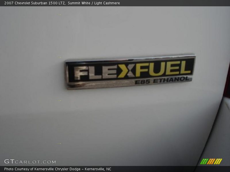 Summit White / Light Cashmere 2007 Chevrolet Suburban 1500 LTZ