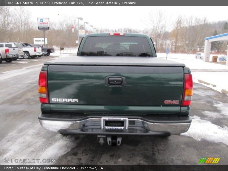 Polo Green Metallic / Graphite 2002 GMC Sierra 1500 Z71 Extended Cab 4x4