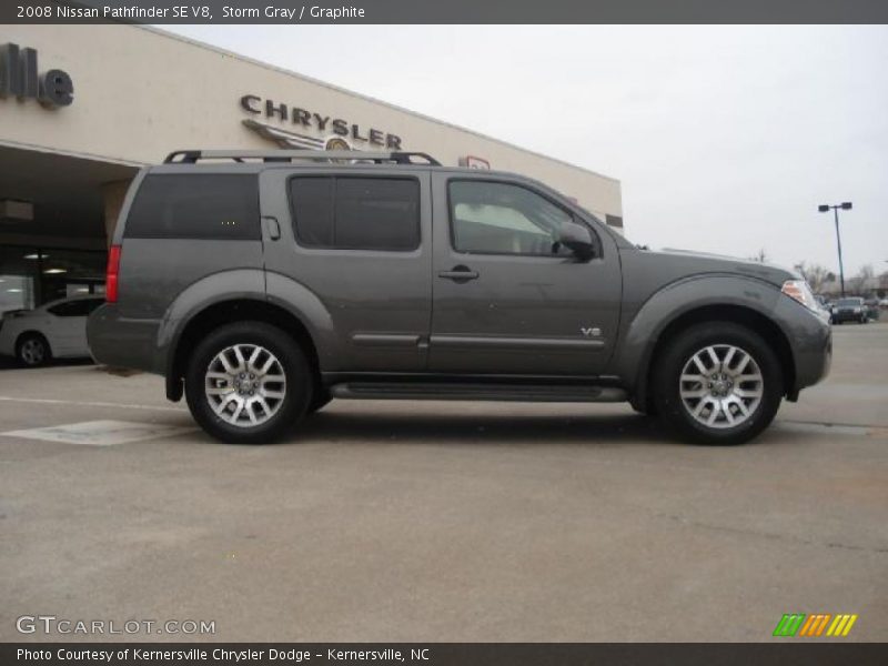 Storm Gray / Graphite 2008 Nissan Pathfinder SE V8