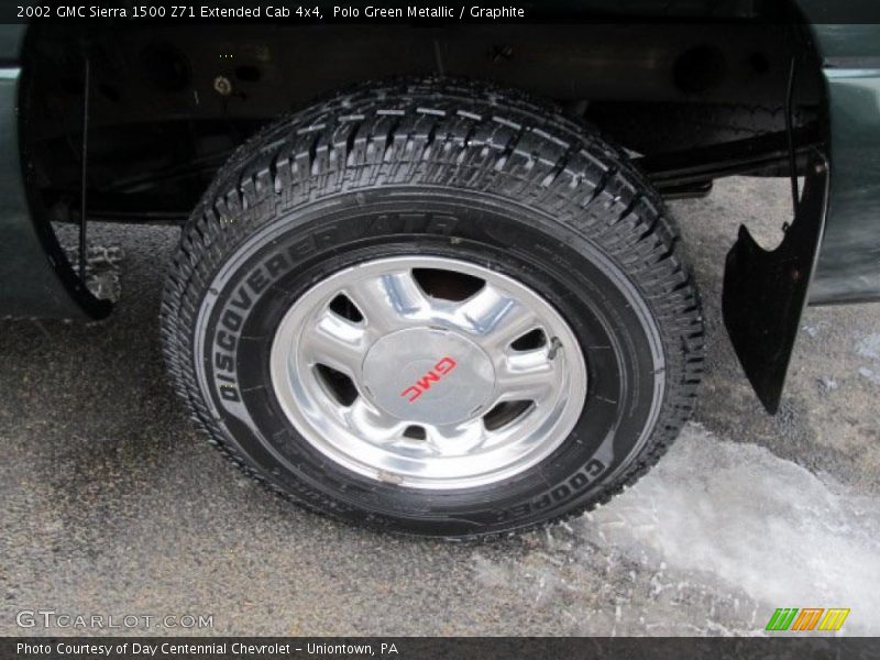 Polo Green Metallic / Graphite 2002 GMC Sierra 1500 Z71 Extended Cab 4x4