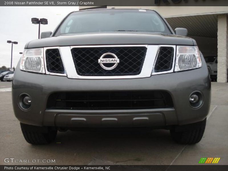 Storm Gray / Graphite 2008 Nissan Pathfinder SE V8