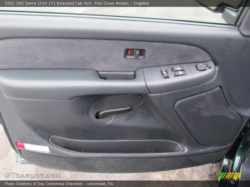 Polo Green Metallic / Graphite 2002 GMC Sierra 1500 Z71 Extended Cab 4x4