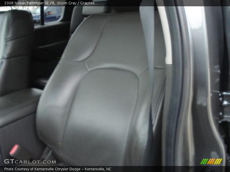 Storm Gray / Graphite 2008 Nissan Pathfinder SE V8