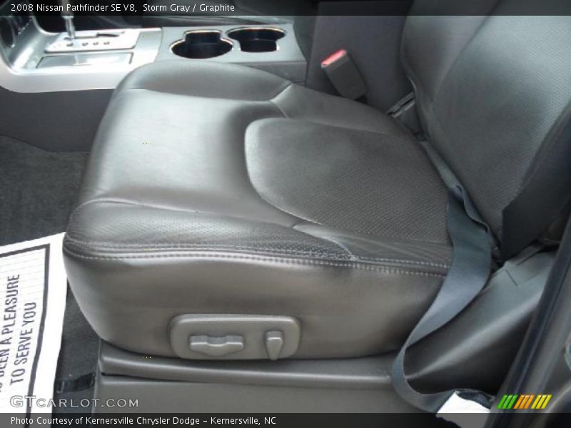 Storm Gray / Graphite 2008 Nissan Pathfinder SE V8