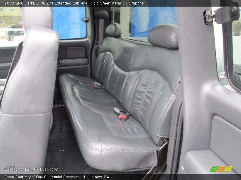 Polo Green Metallic / Graphite 2002 GMC Sierra 1500 Z71 Extended Cab 4x4