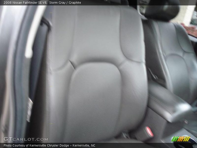 Storm Gray / Graphite 2008 Nissan Pathfinder SE V8