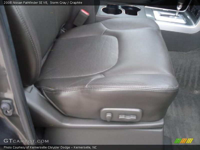 Storm Gray / Graphite 2008 Nissan Pathfinder SE V8