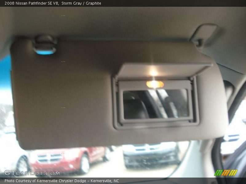 Storm Gray / Graphite 2008 Nissan Pathfinder SE V8