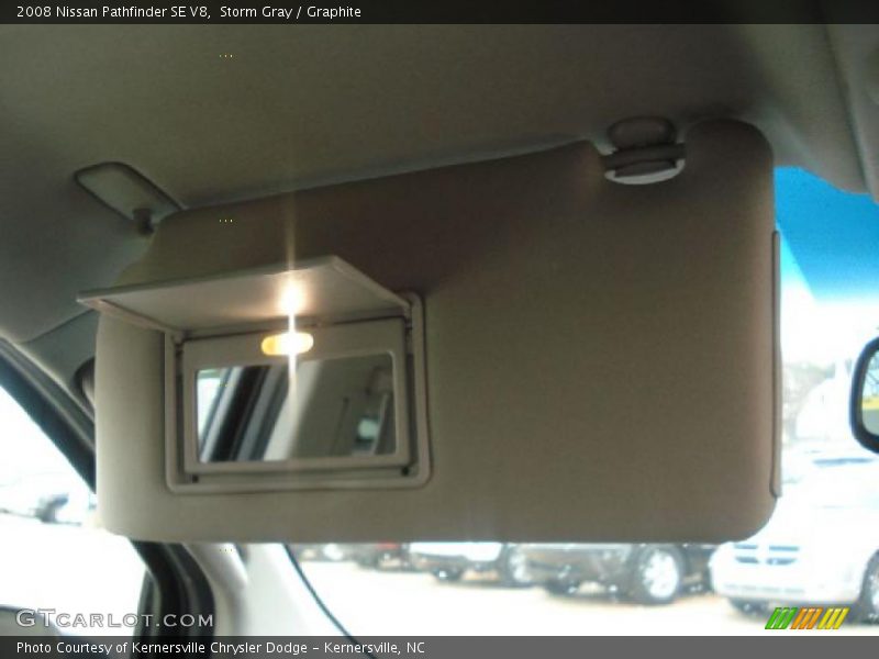 Storm Gray / Graphite 2008 Nissan Pathfinder SE V8