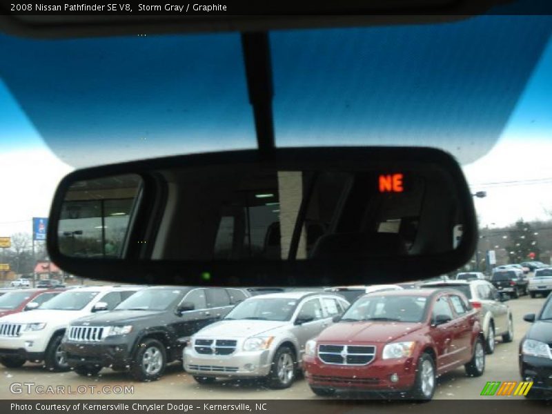 Storm Gray / Graphite 2008 Nissan Pathfinder SE V8