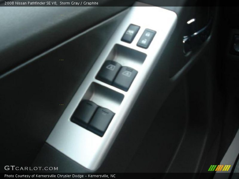 Storm Gray / Graphite 2008 Nissan Pathfinder SE V8