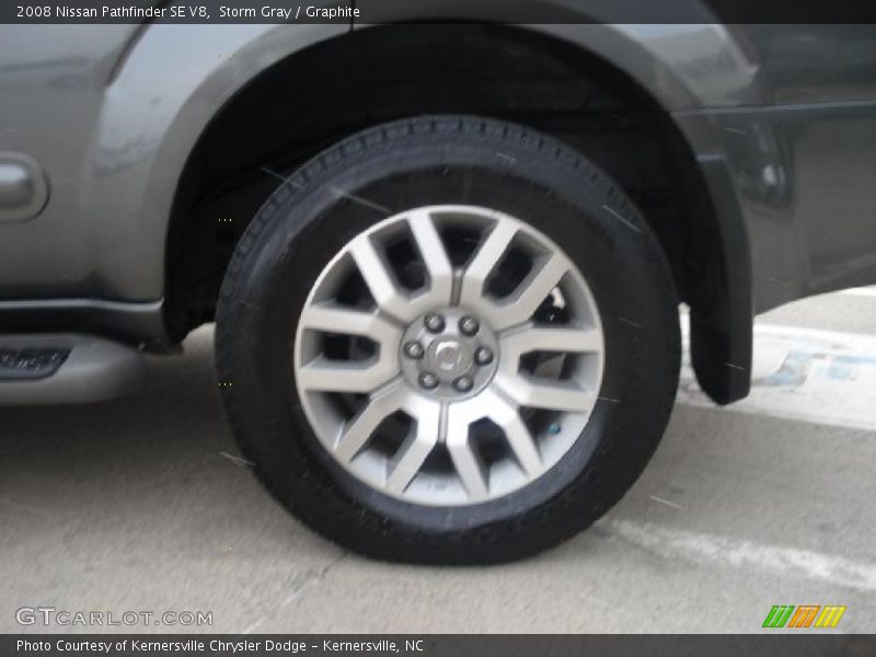 Storm Gray / Graphite 2008 Nissan Pathfinder SE V8