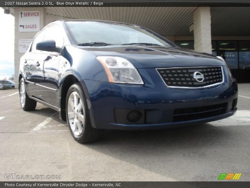 Blue Onyx Metallic / Beige 2007 Nissan Sentra 2.0 SL