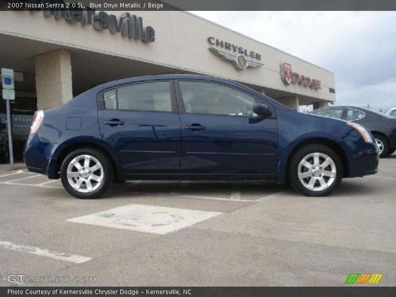 Blue Onyx Metallic / Beige 2007 Nissan Sentra 2.0 SL