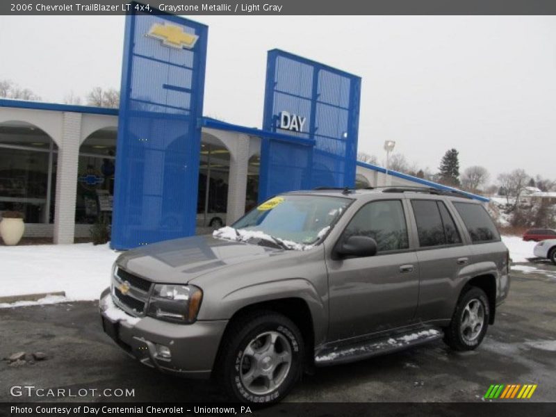 Graystone Metallic / Light Gray 2006 Chevrolet TrailBlazer LT 4x4