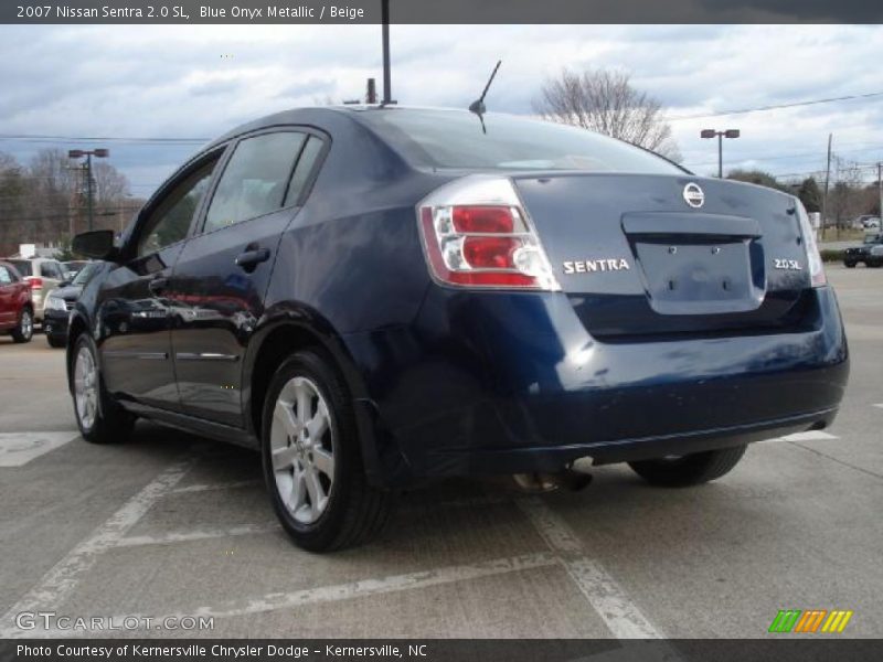 Blue Onyx Metallic / Beige 2007 Nissan Sentra 2.0 SL