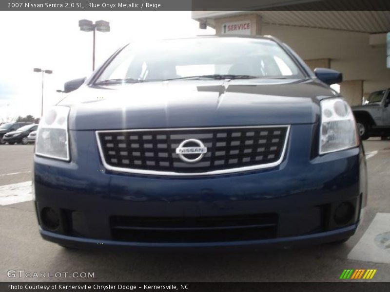 Blue Onyx Metallic / Beige 2007 Nissan Sentra 2.0 SL