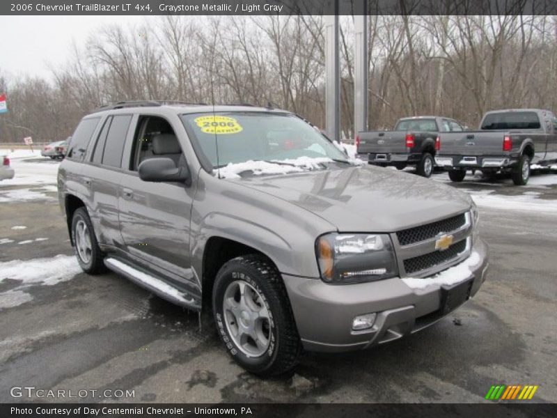 Graystone Metallic / Light Gray 2006 Chevrolet TrailBlazer LT 4x4