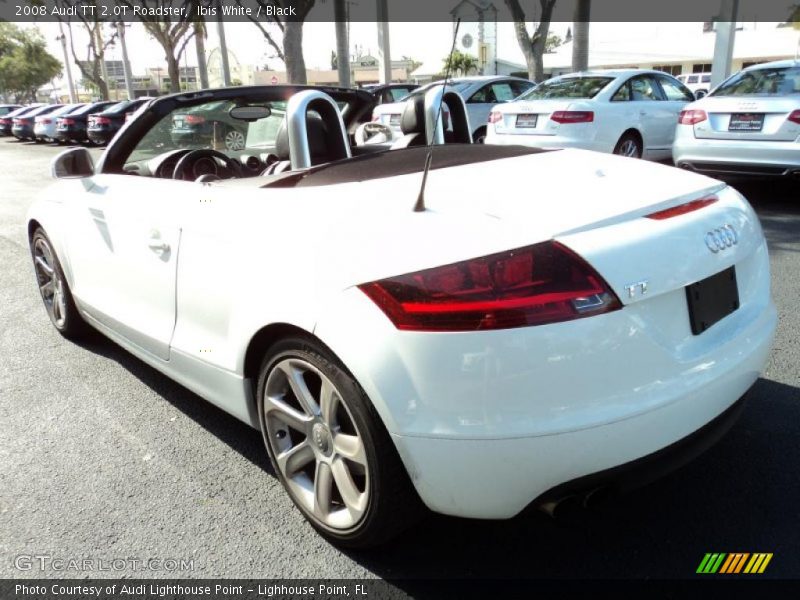 Ibis White / Black 2008 Audi TT 2.0T Roadster