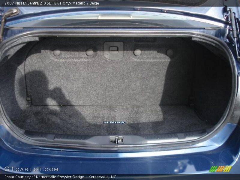 Blue Onyx Metallic / Beige 2007 Nissan Sentra 2.0 SL