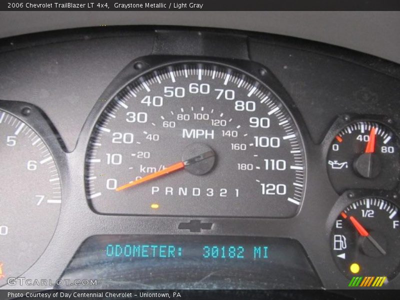 Graystone Metallic / Light Gray 2006 Chevrolet TrailBlazer LT 4x4