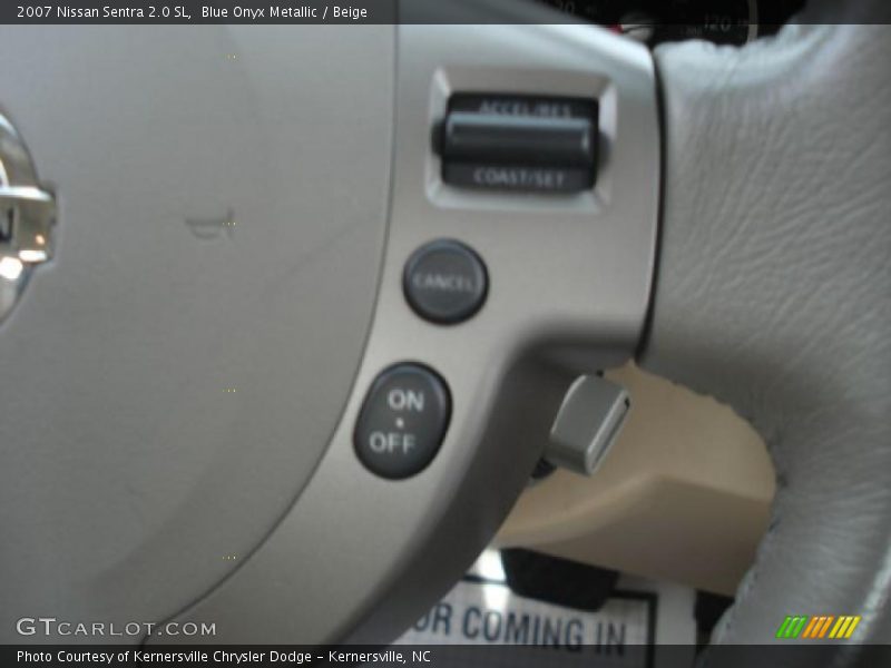Blue Onyx Metallic / Beige 2007 Nissan Sentra 2.0 SL