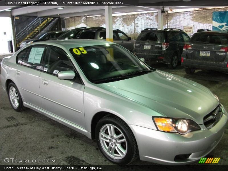 Brilliant Silver Metallic / Charcoal Black 2005 Subaru Legacy 2.5i Sedan