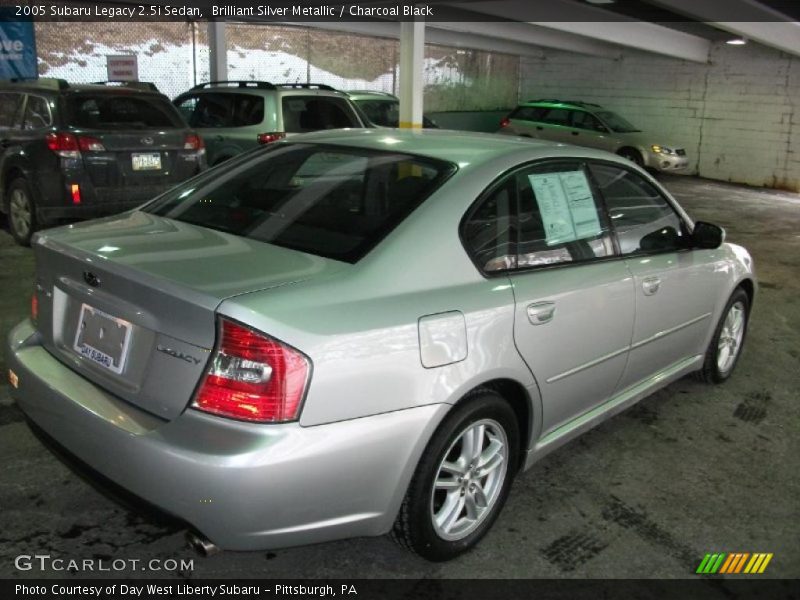 Brilliant Silver Metallic / Charcoal Black 2005 Subaru Legacy 2.5i Sedan