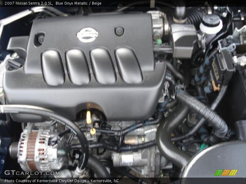 Blue Onyx Metallic / Beige 2007 Nissan Sentra 2.0 SL