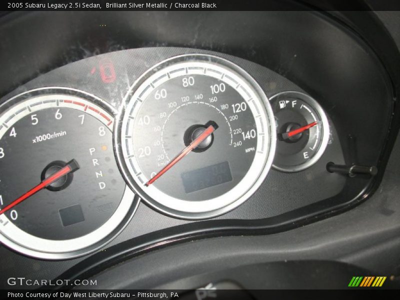 Brilliant Silver Metallic / Charcoal Black 2005 Subaru Legacy 2.5i Sedan