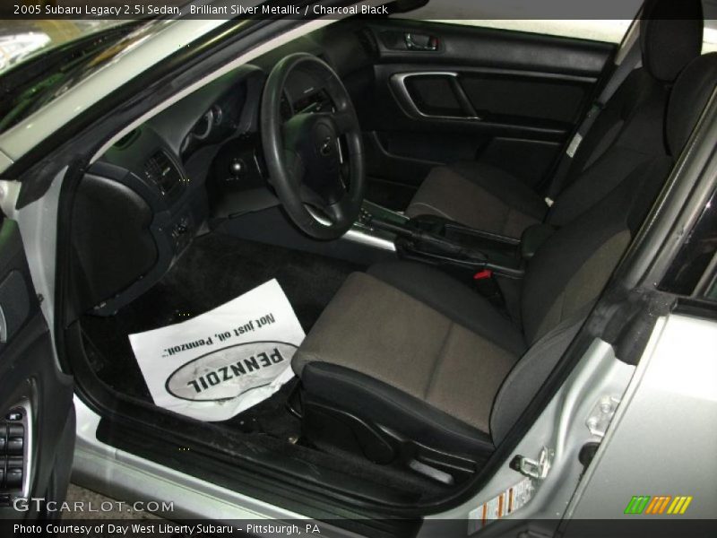 Brilliant Silver Metallic / Charcoal Black 2005 Subaru Legacy 2.5i Sedan