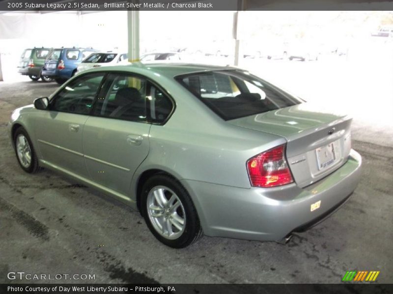 Brilliant Silver Metallic / Charcoal Black 2005 Subaru Legacy 2.5i Sedan