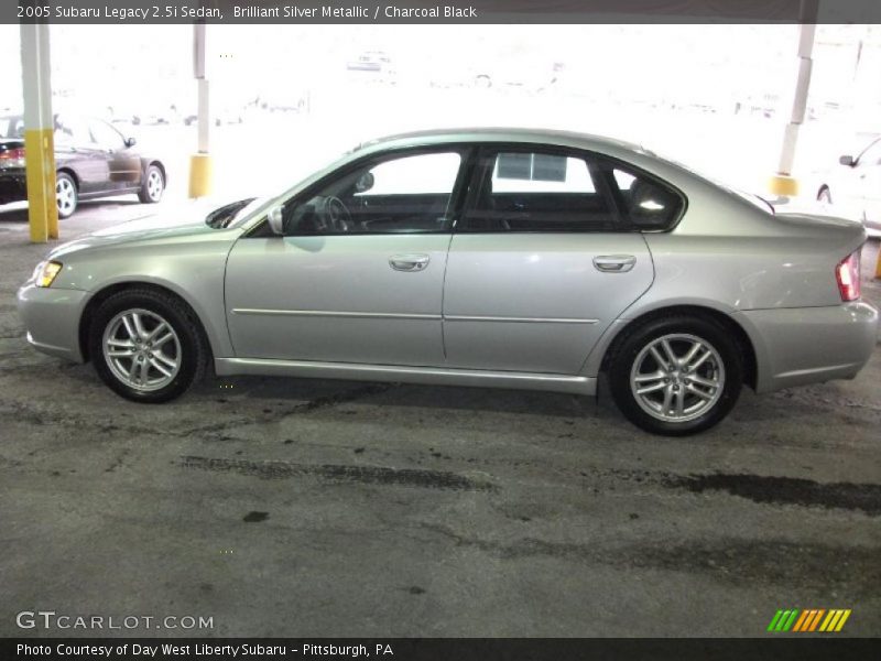 Brilliant Silver Metallic / Charcoal Black 2005 Subaru Legacy 2.5i Sedan