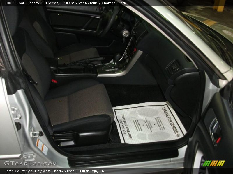 Brilliant Silver Metallic / Charcoal Black 2005 Subaru Legacy 2.5i Sedan