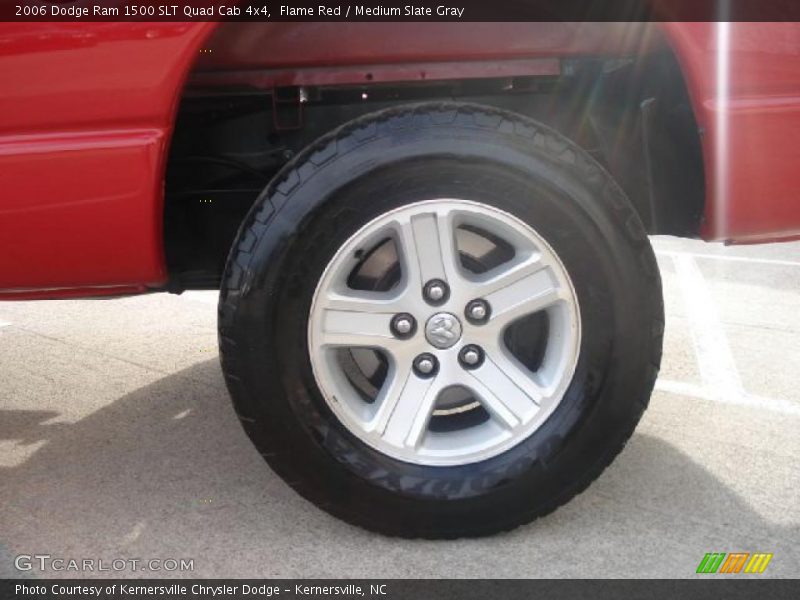 Flame Red / Medium Slate Gray 2006 Dodge Ram 1500 SLT Quad Cab 4x4