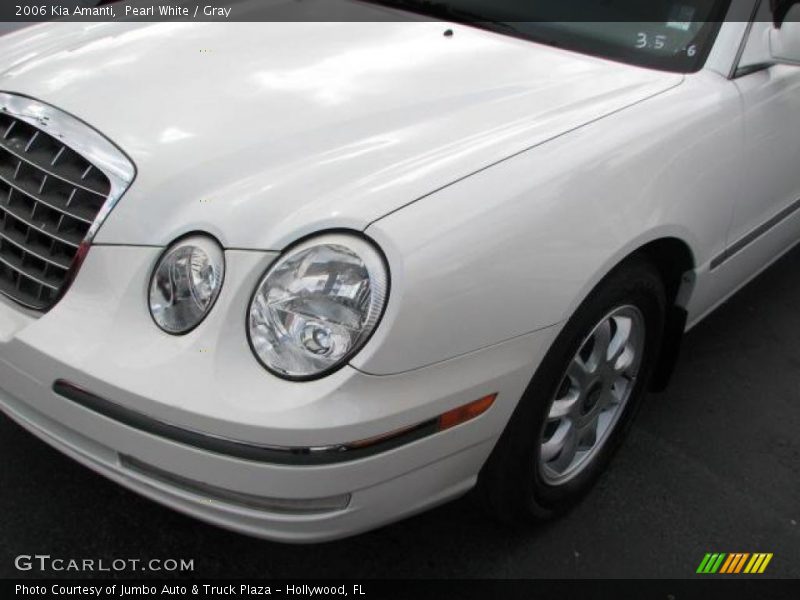 Pearl White / Gray 2006 Kia Amanti
