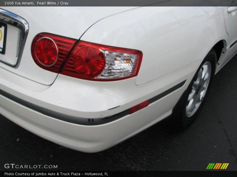 Pearl White / Gray 2006 Kia Amanti